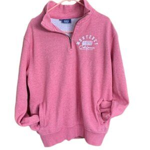 Ocean Beach Monterey CA Pullover ¼ zip Size L (Unisex) (H2)